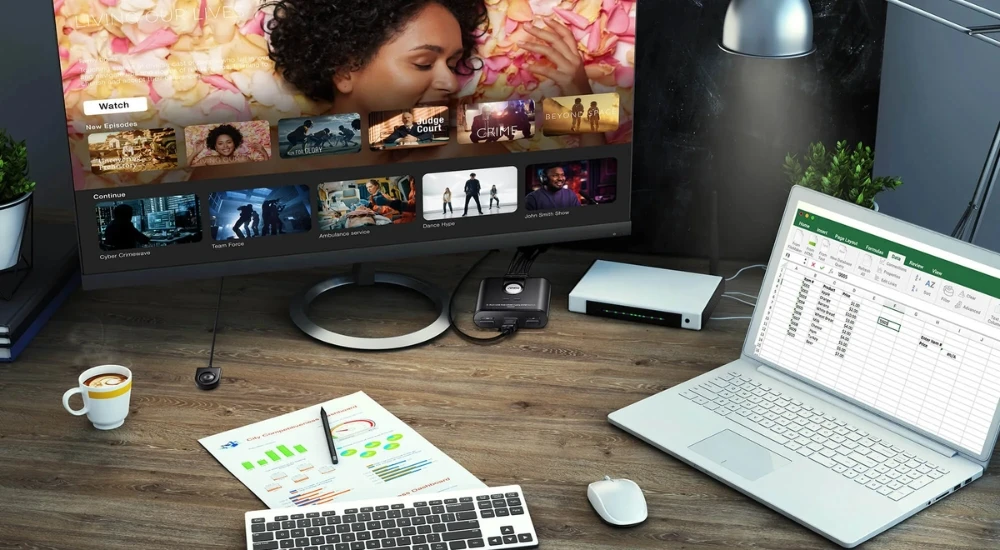 Cáp HDMI FHD với 2 cổng USB Aten CS22HF