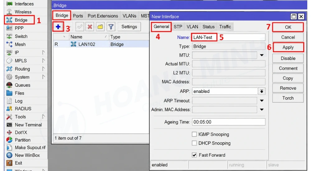 Cấu hình MikroTik chi tiết từ A–Z: Hướng dẫn PPPoE, LAN, DHCP và NAT