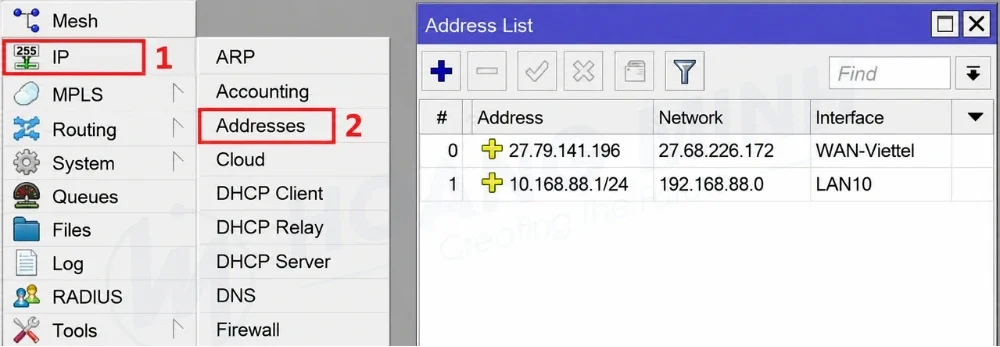 Cấu hình MikroTik chi tiết từ A–Z: Hướng dẫn PPPoE, LAN, DHCP và NAT