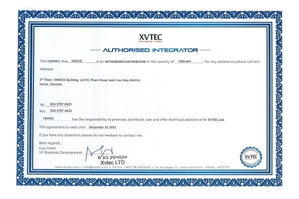 Xvtec Authorized Integrator Certification 1