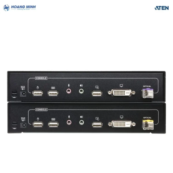 Bộ mở rộng USB DVI quang KVM Aten CE690 (1920×1200@20km)
