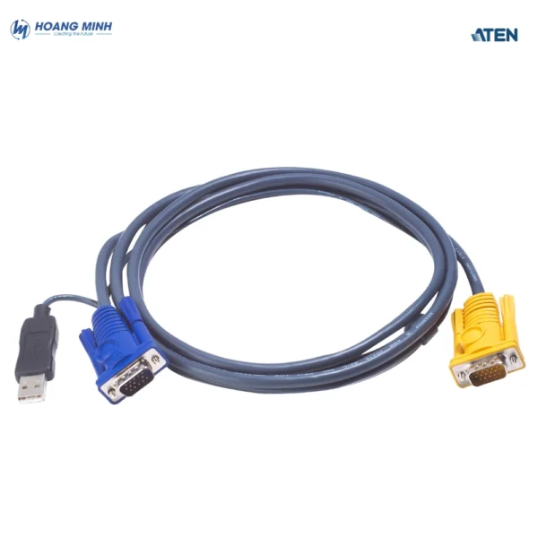 Cáp USB KVM 1.8M với 3 trong 1 SPHD kèm audio Aten 2L-5302U