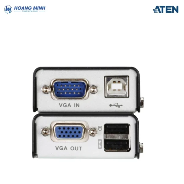 Bộ mở rộng USB VGA Cat 5 Mini KVM Aten CE100
