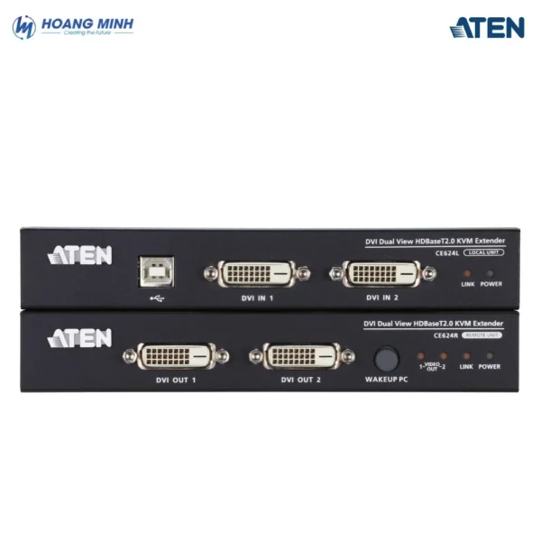 Bộ mở rộng USB DVI Dual view KVM Aten CE624