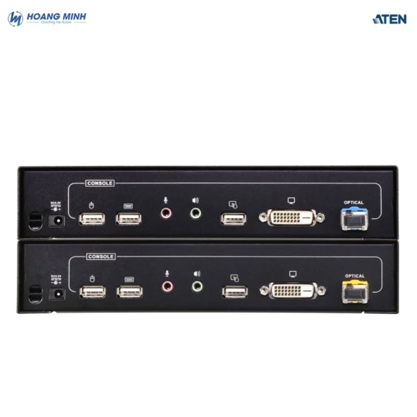 Bộ mở rộng USB DVI quang KVM Aten CE680 (1920×1200@600m)