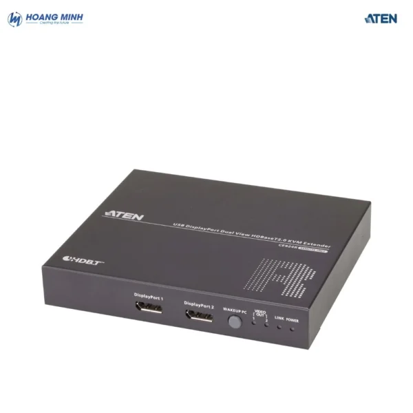 Bộ mở rộng USB DisplayPort Dual View HDBaseT™ 2.0 KVM Aten CE924