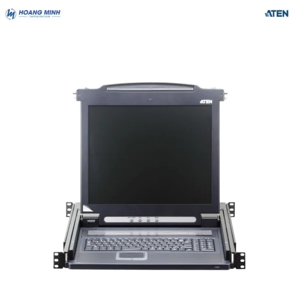 Bảng điểu khiển LCD single rail (PS/2-USB, VGA) Aten CL1000