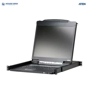 Bảng điều khiển LCD 19″ nhẹ single rail (PS / 2-USB, VGA) Aten CL3000