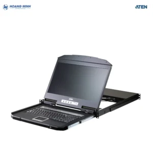Switch KVM LCD 16 cổng màn hình rộng 19″ Aten CL3116