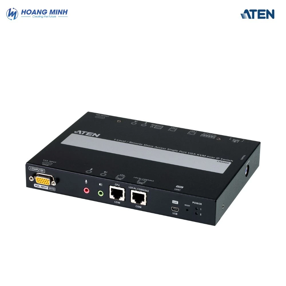 Bộ chuyển mạch VGA KVM over IP Switch ATEN CN9000