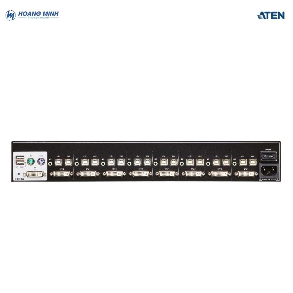 Switch KVM 8 cổng DVI PSS PP v3.0 Aten CS1188D