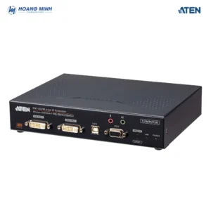 Bộ gửi tín hiệu DVI-I dual display qua IP với truy cập internet Aten KE6940AiT