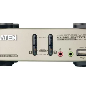 Switch KVMP 2 cổng PS/2 VGA/Audio với OSD Aten CS1732B