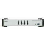 Switch KVMP 4 cổng USB 3.0 Displayport (kèm cáp) Aten CS1914 - Ảnh 2