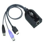 Bộ adapter USB HDMI virtual media KVM hỗ trợ đầu đọc Smart Card và Audio De-embedder Aten KA7188