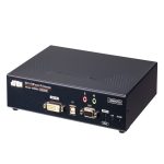 Bộ mở rộng cổng DVI-I single display thông qua IP Aten KE6900AT