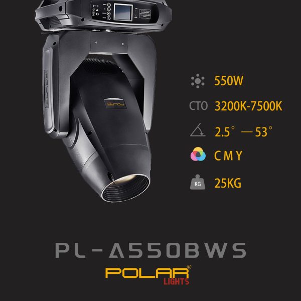 Đèn Moving Head Beam Wash Spot 550W Polar Lights PL-A550BWS - Hình ảnh 5
