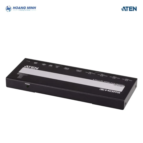 Bộ chia HDMI 4 cổng 4K Cat 6 ATEN VS1824KIT có đầu thu