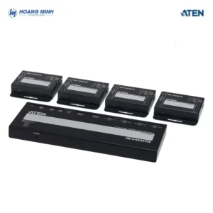 Bộ chia HDMI 4 cổng 4K Cat 6 ATEN VS1824KIT có đầu thu