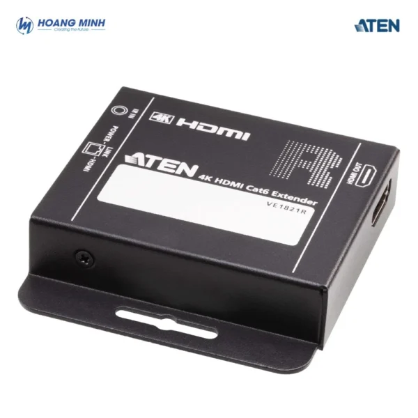 Bộ chia HDMI 4 cổng 4K Cat 6 ATEN VS1824KIT có đầu thu