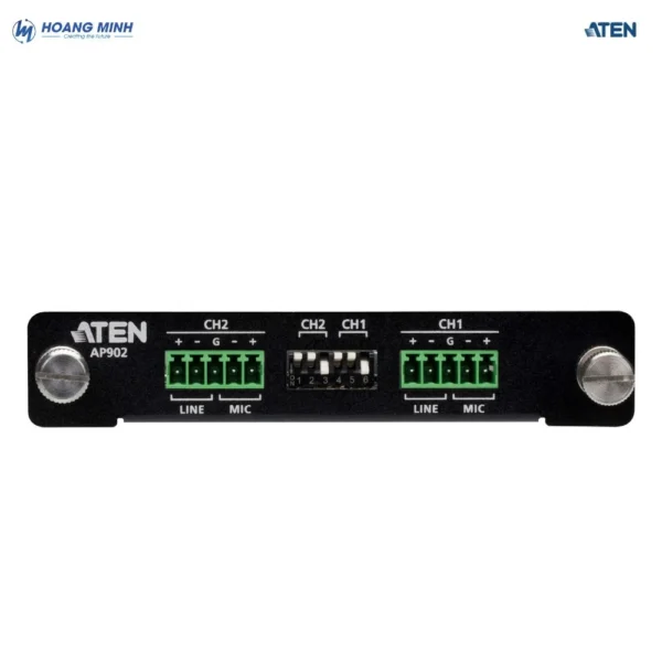 Thẻ mở rộng tiền khuếch đại Mic/Line 2 kênh Aten AP902
