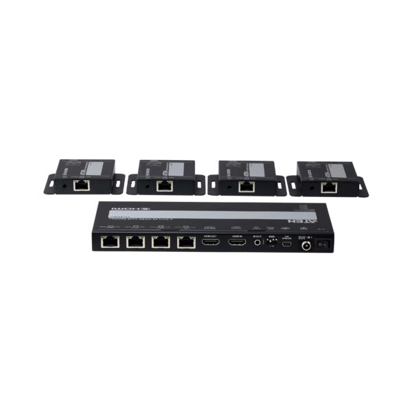 4-Port 4K HDMI Cat 6 Splitter with Receivers Aten VS1824KIT - Hình ảnh 2