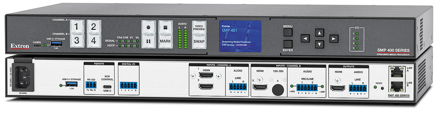 SMP 401 – Bộ xử lý ghi hình & phát trực tuyến đa kênh chuẩn 4K