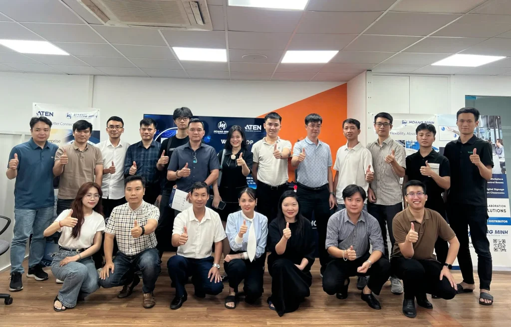 Hơn 100 khách mời cùng Hoàng Minh khám phá hệ sinh thái ATEN tại Workshop “Giải pháp kết nối hạ tầng AV | KVM | PDU”