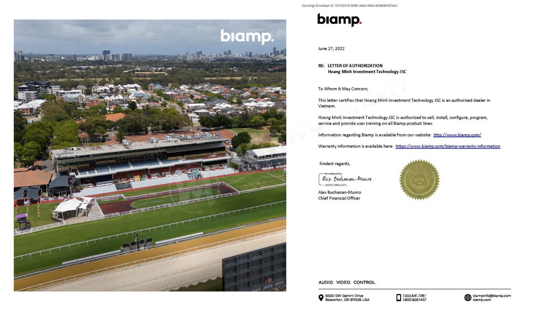 Biamp Tesira™ mang “làn gió mới” cho hệ thống âm thanh Trường đua Ascot