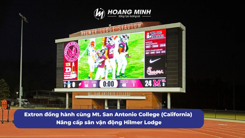 Extron nâng cấp sân vận động Hilmer Lodge tại Mt. San Antonio College (California) như thế nào?