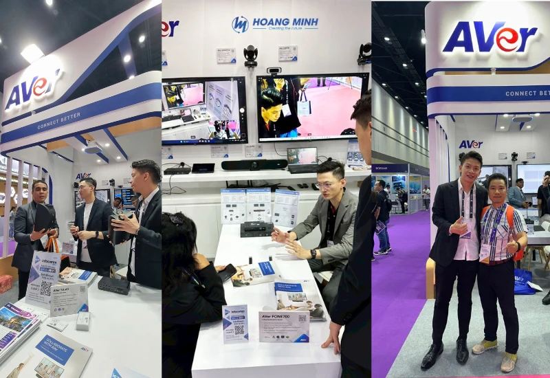 Điểm lại giải pháp AV ứng dụng AI AVer mang đến InfoComm Asia 2025