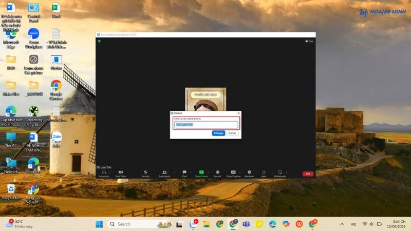 Hướng dẫn cách đổi tên trong Zoom bằng máy tính, điện thoại đơn giản
