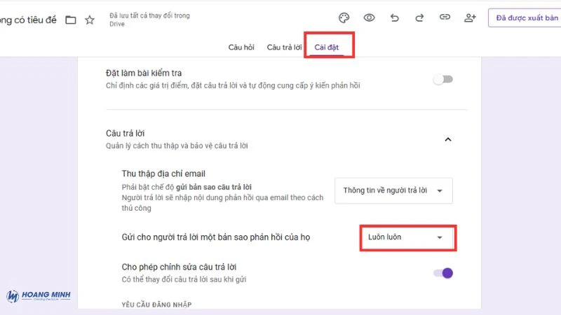 Cách xem đáp án trên Google Form, đơn giản dễ thực hiện
