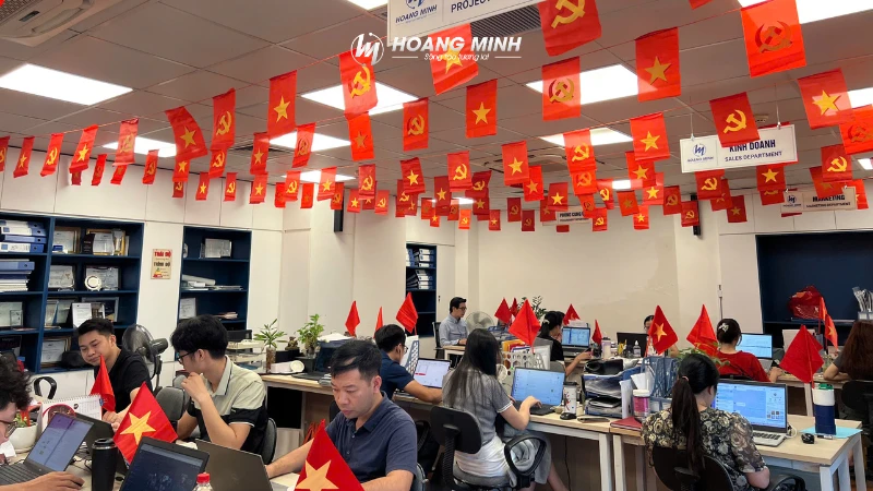 Hoàng Minh hưởng ứng Lễ kỷ niệm