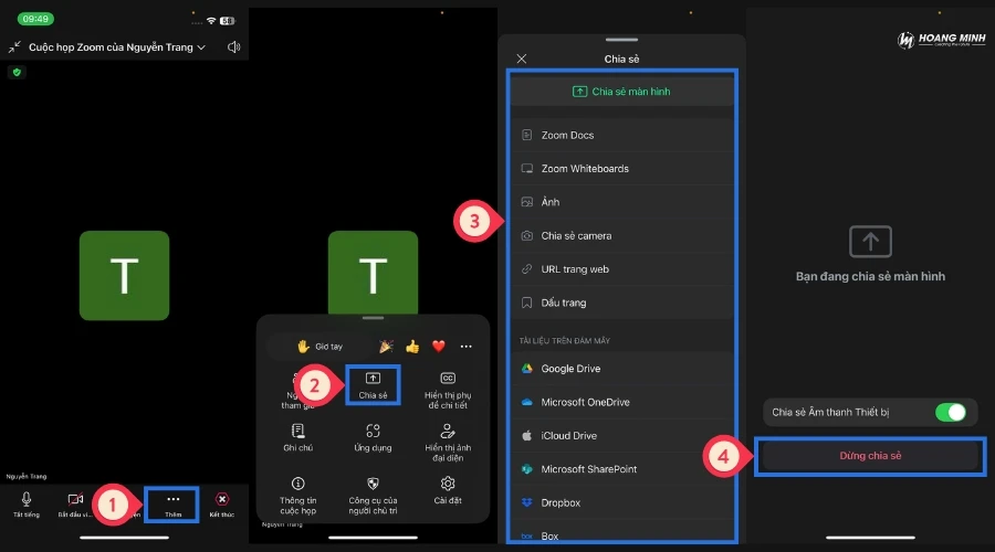 Cách chia sẻ màn hình trên Zoom – Hướng dẫn chi tiết từ A-Z