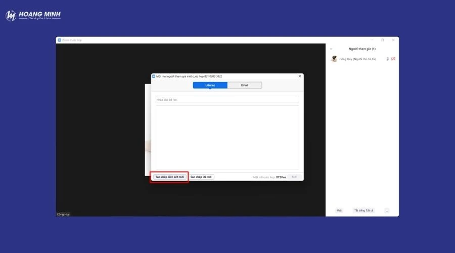 Cách lấy đường link trên Zoom: Hướng dẫn trên máy tính & điện thoại