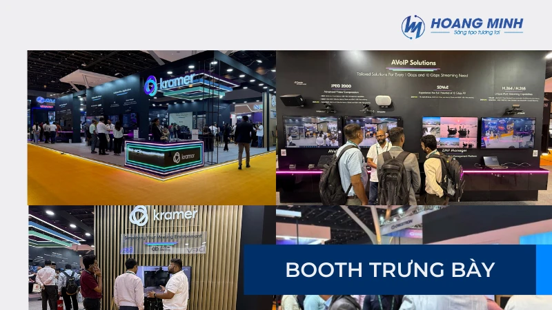 Hoàng Minh chúc mừng các hãng đối tác thân thiết thành công tại InfoComm India 2025 – Nơi công nghệ Pro-AV đỉnh cao hội tụ