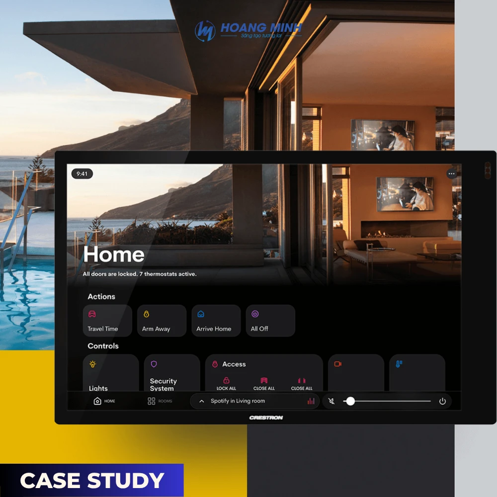 Hoàng Minh giải mã: Giải pháp nhà thông minh “Crestron Home” – Simply Smart