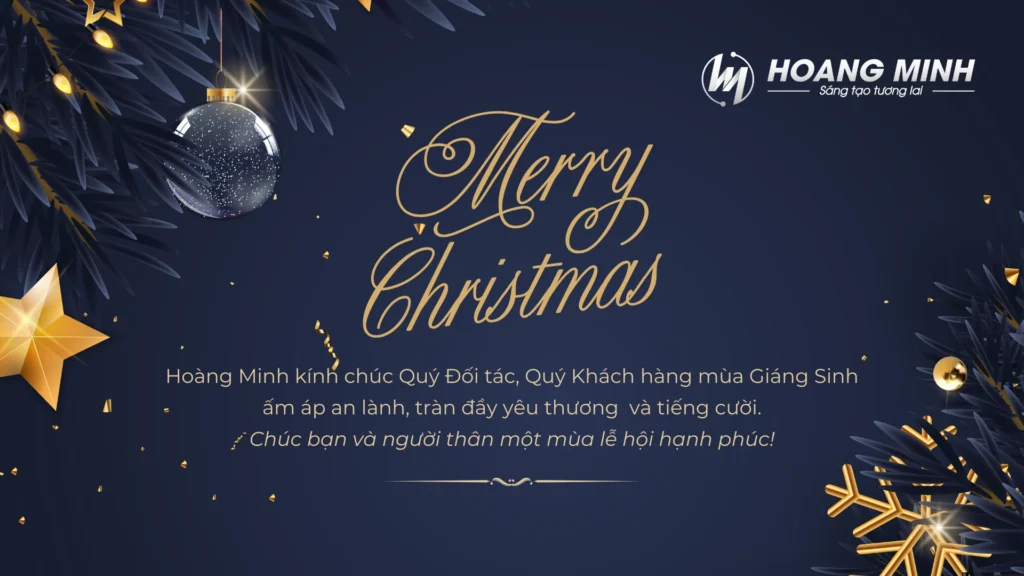 Hoàng Minh chúc mừng giáng sinh an lành