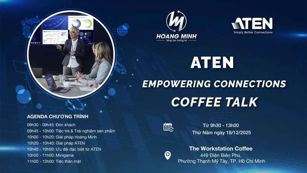 HOÀNG MINH x ATEN Coffee Talk | Empowering Connections