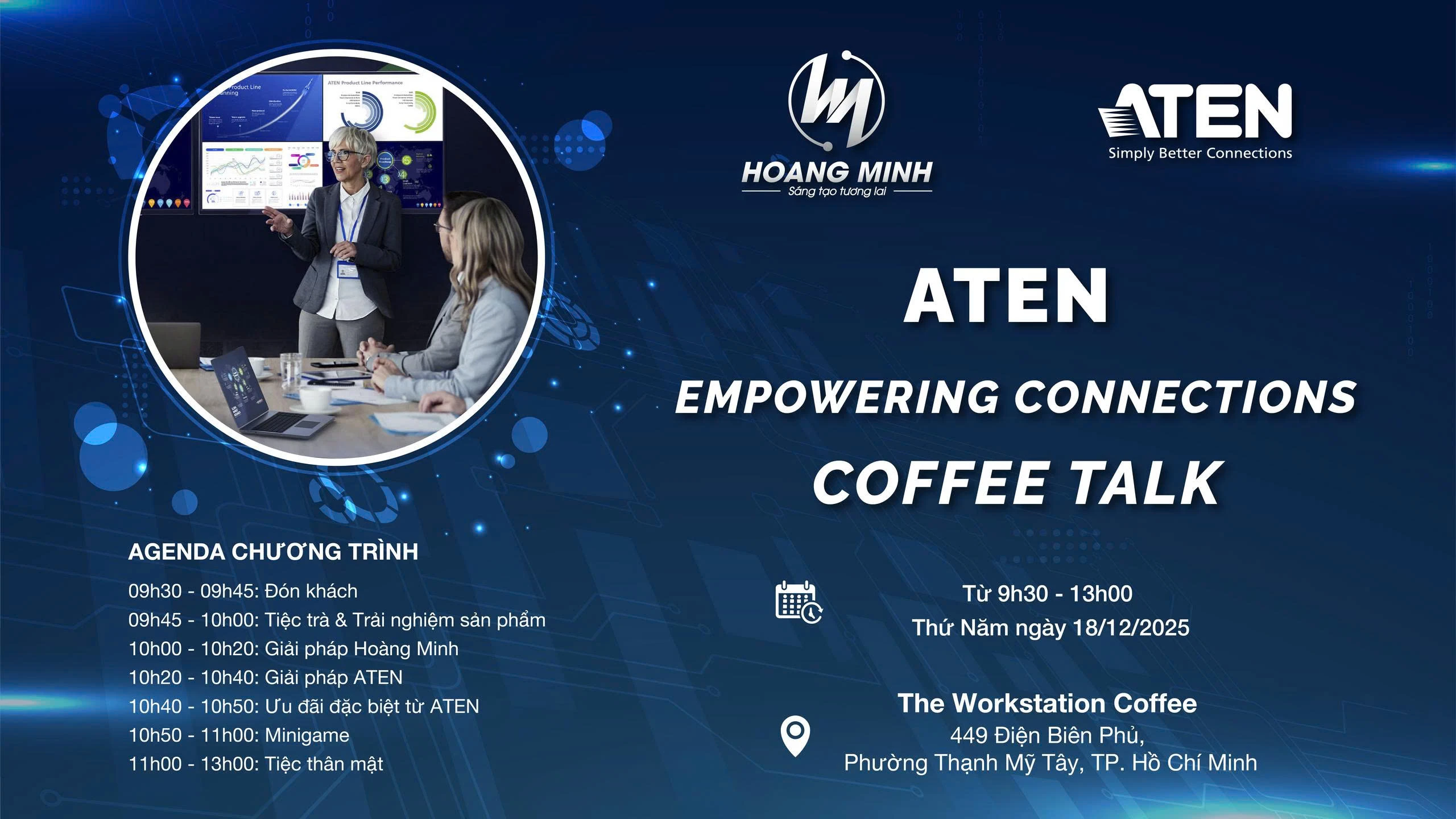 HOÀNG MINH x ATEN Coffee Talk | Empowering Connections