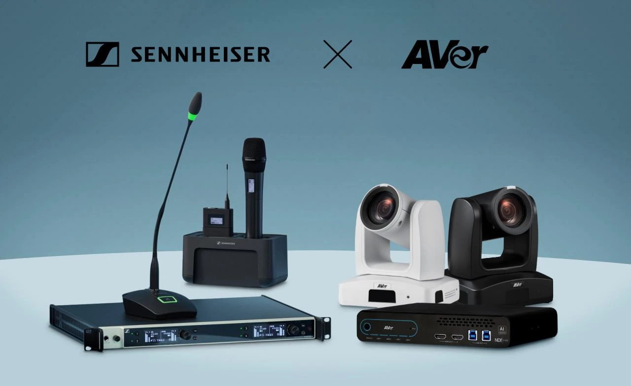 Sennheiser & AVer. Hợp tác tích hợp giải pháp điều khiển Camera kích hoạt theo âm thanh