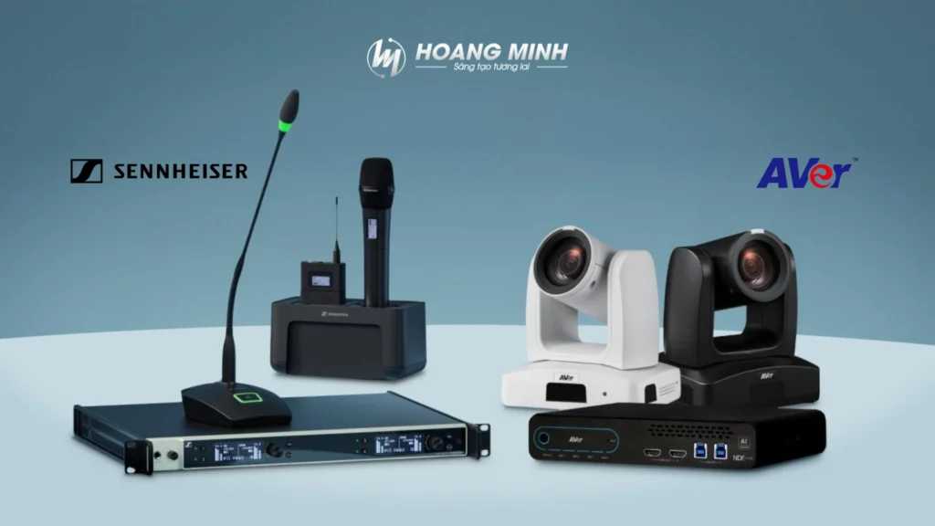 Sennheiser & AVer. Hợp tác tích hợp giải pháp điều khiển Camera kích hoạt theo âm thanh