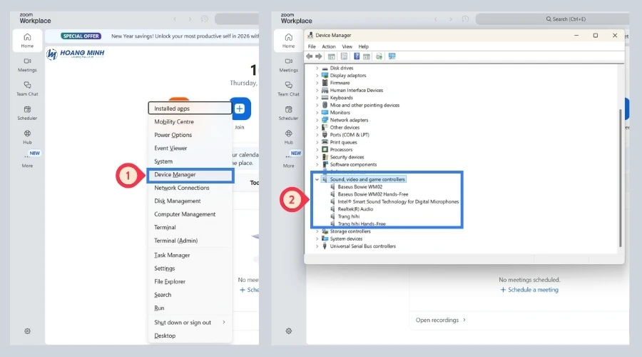 Fix lỗi Zoom không nghe được âm thanh trên máy tính – thành công