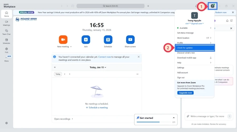 Fix lỗi Zoom không nghe được âm thanh trên máy tính – thành công