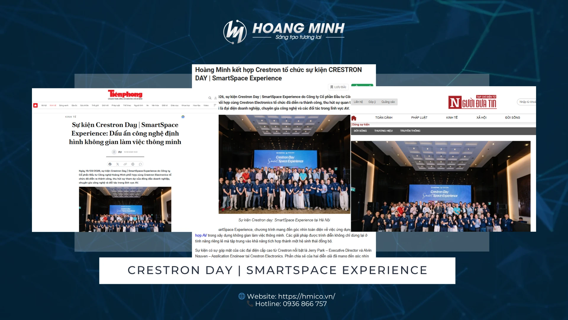 Hoàng Minh Crestron Day | SmartSpace Experience – Được truyền thông báo chí ghi nhận!