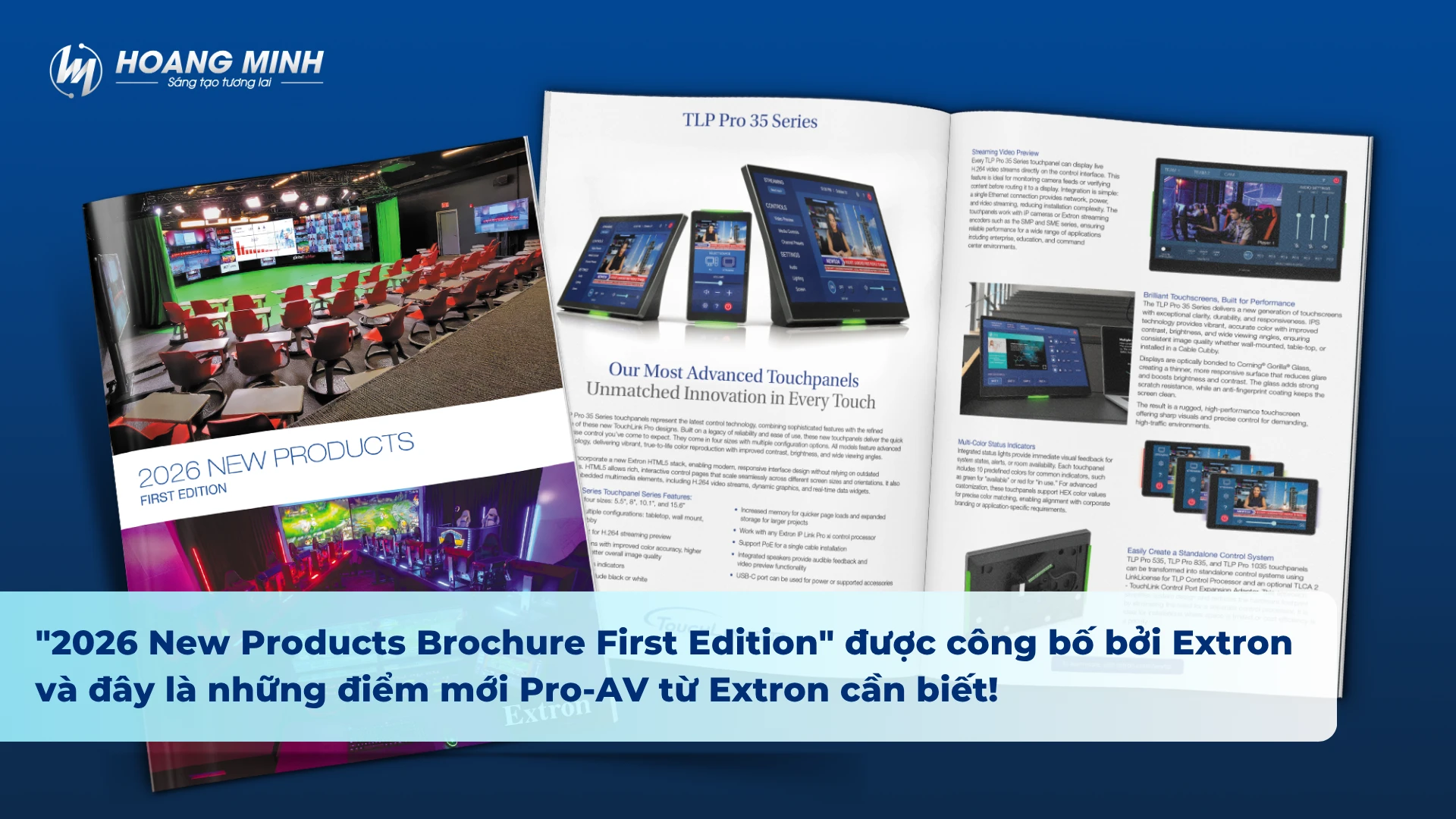 “2026 New Products Brochure First Edition” được công bố bởi Extron và đây là những điểm mới Pro-AV từ Extron cần biết!