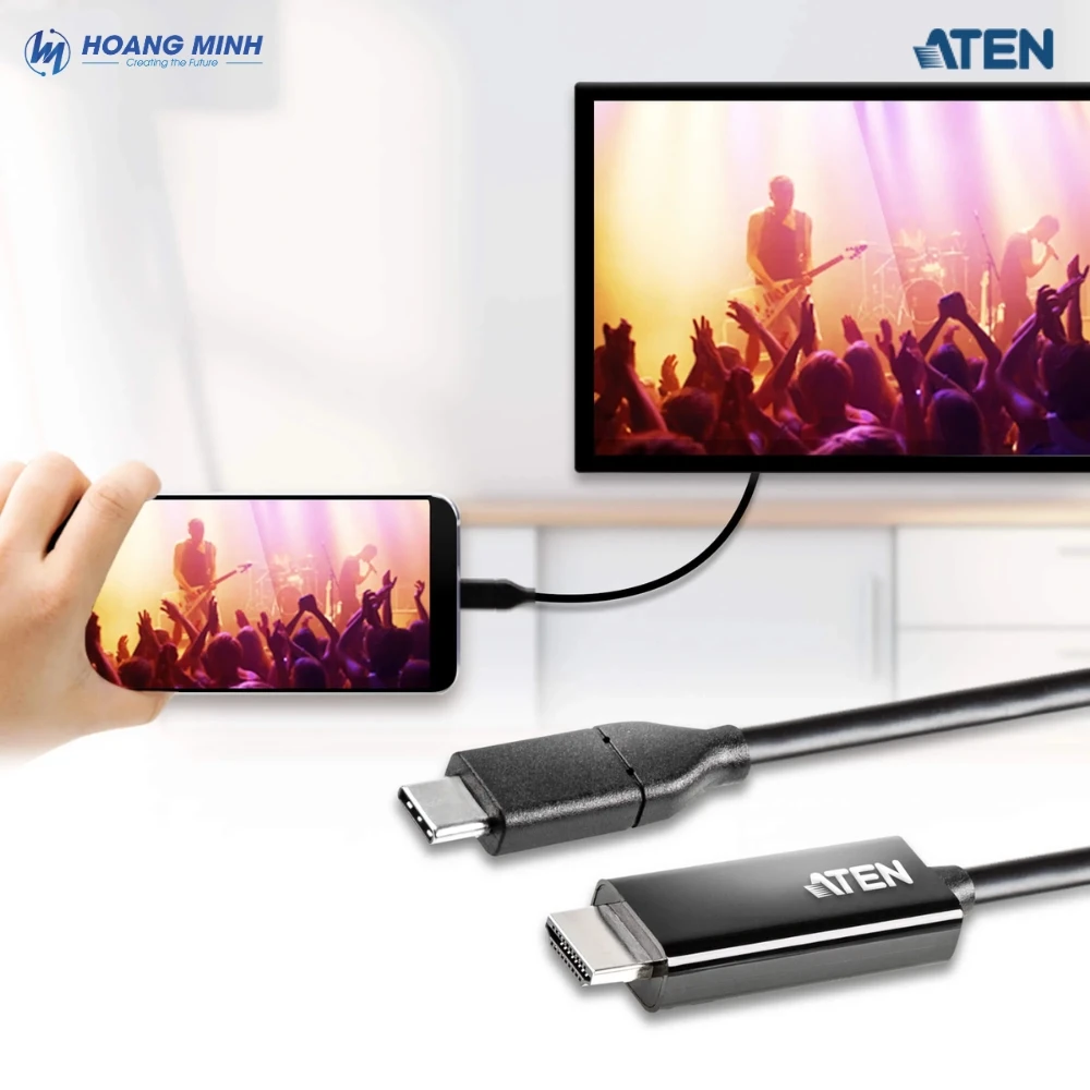 Bộ chuyển đổi USB-C 2.7M sang HDMI 4K UC3238