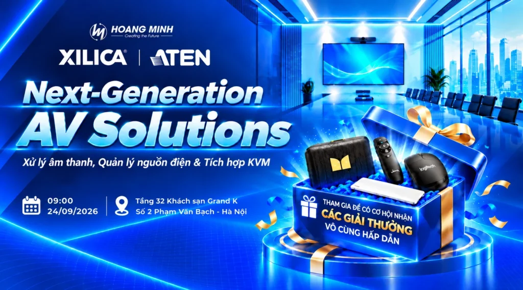 XILICA × ATEN: NEXT-GENERATION AV SOLUTIONS – GIẢI PHÁP AV THẾ HỆ MỚI